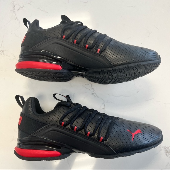 Puma Shoes | Puma Axelion Perf Training Gym Shoes for Men | Color: Black/Red | Size: 8.5 | Pm-67903002's Closet